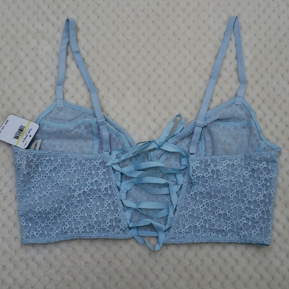 *HP*Nwt Free People Lele Embroidered Longline Bra - Picture 7 of 9